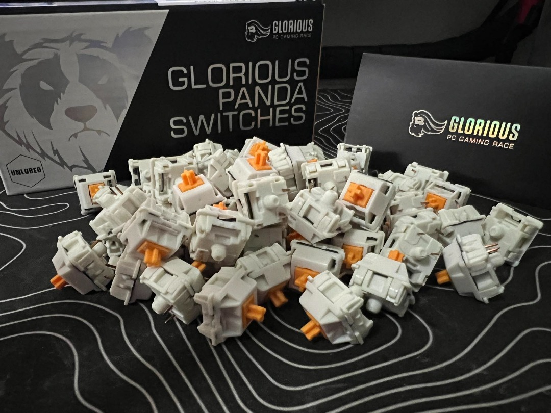 Glorious Panda Switches (Tactile) (68 Switches) on Carousell