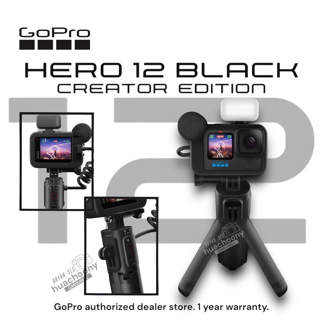 Go Pro Hero 12 Black Creator Edition - Black