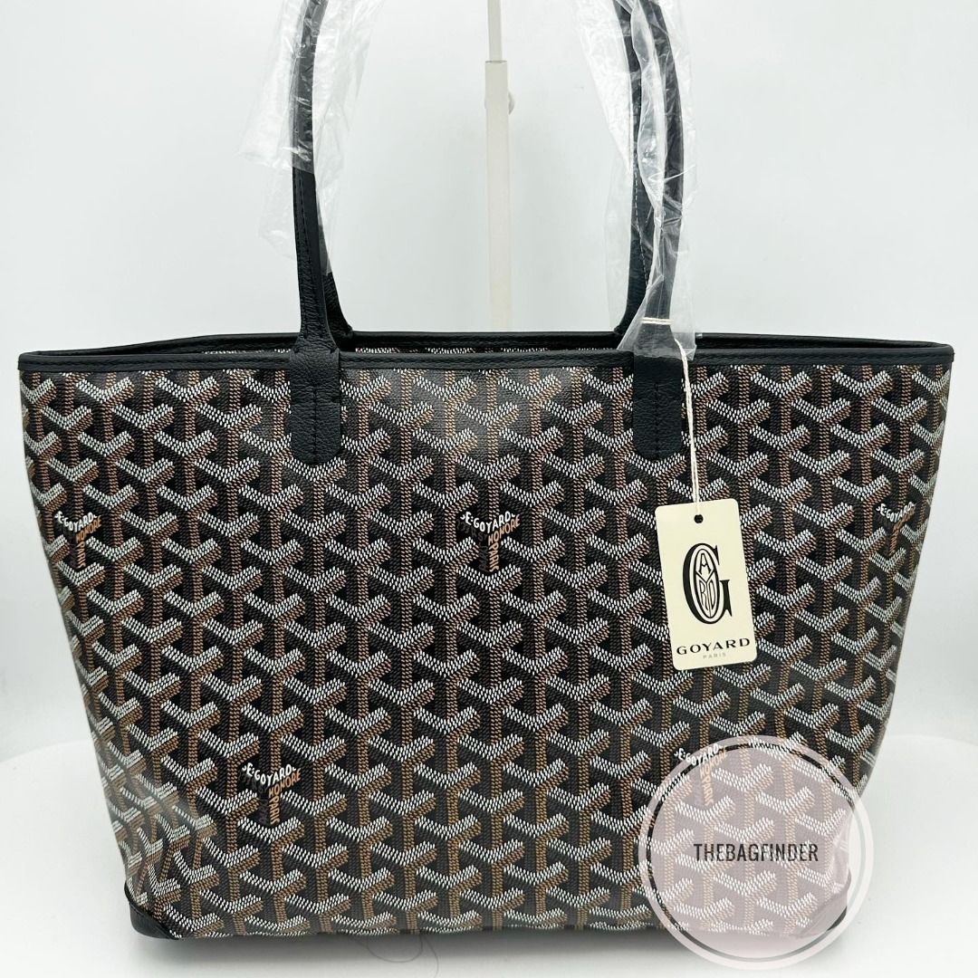 Goyard Artois MM black, Luxury, Bags & Wallets on Carousell