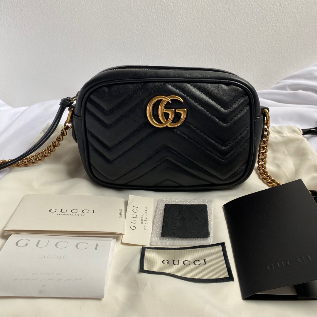 Gucci Marmont Camera Bag Mini Cross body/Sling Bag on Carousell
