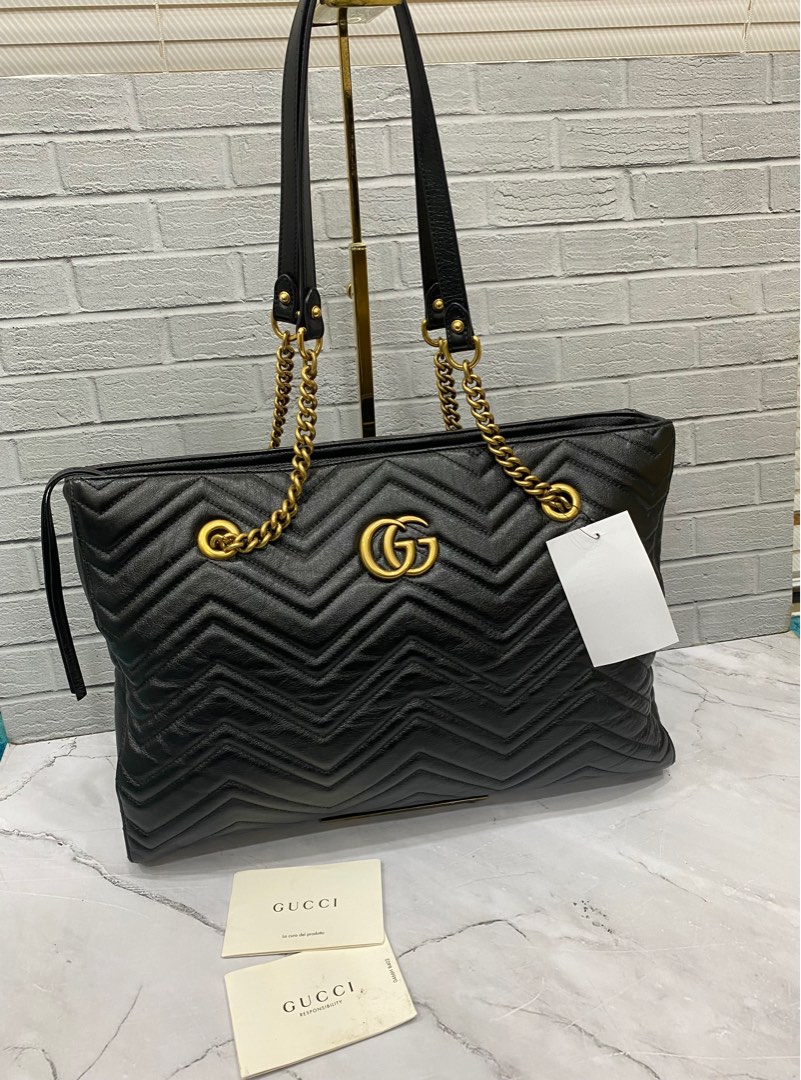 Gucci marmont large shop tote bag