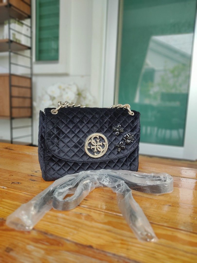 Guess G Lux Crossbody Bag and Black evening cover