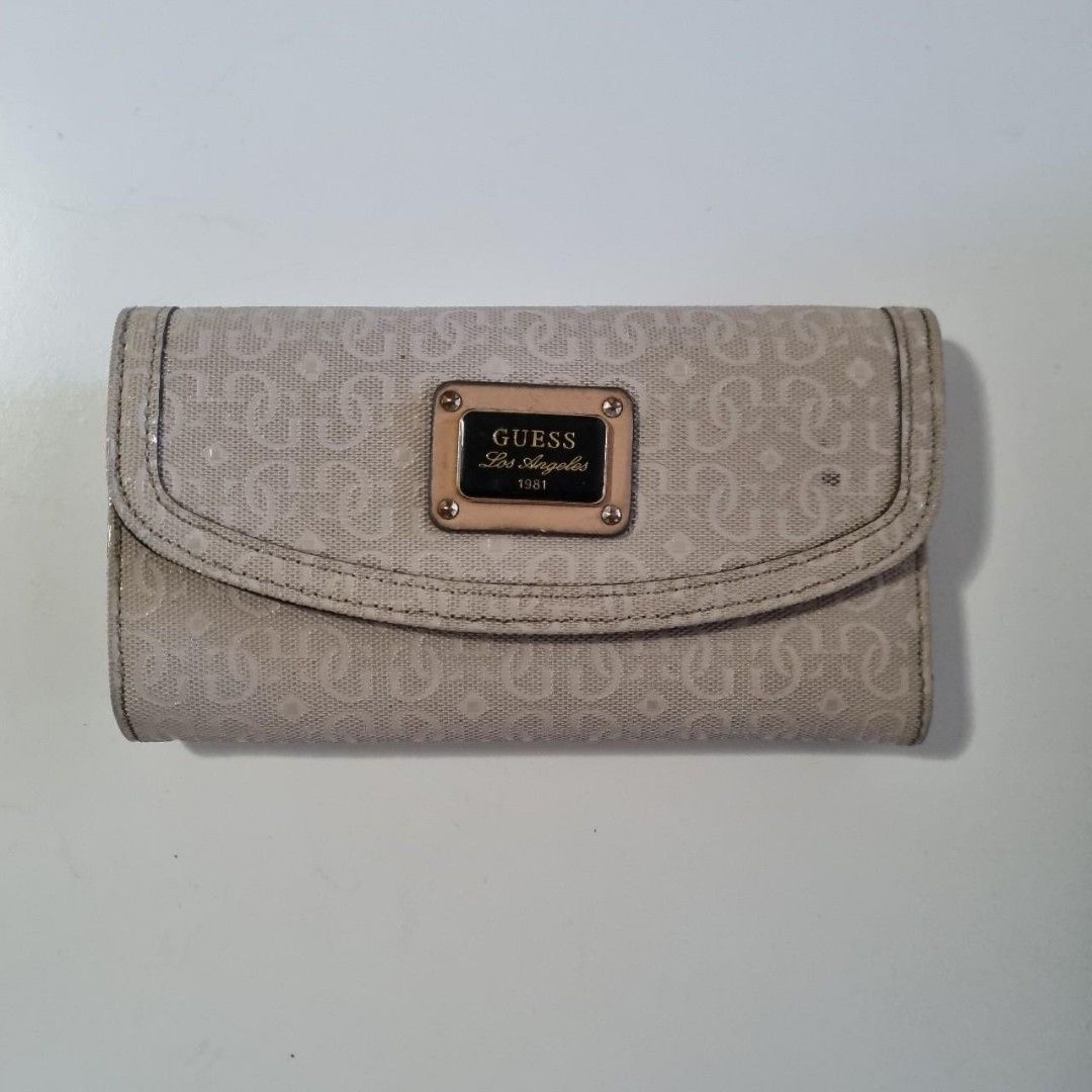 Grey guess sale wallet