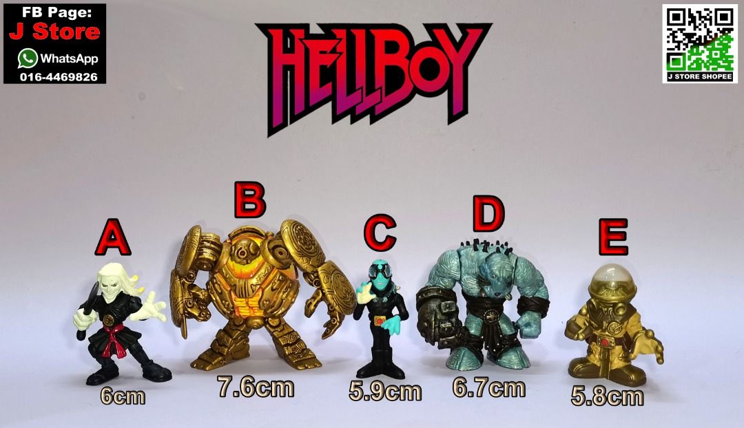 New hellboy cheap figures