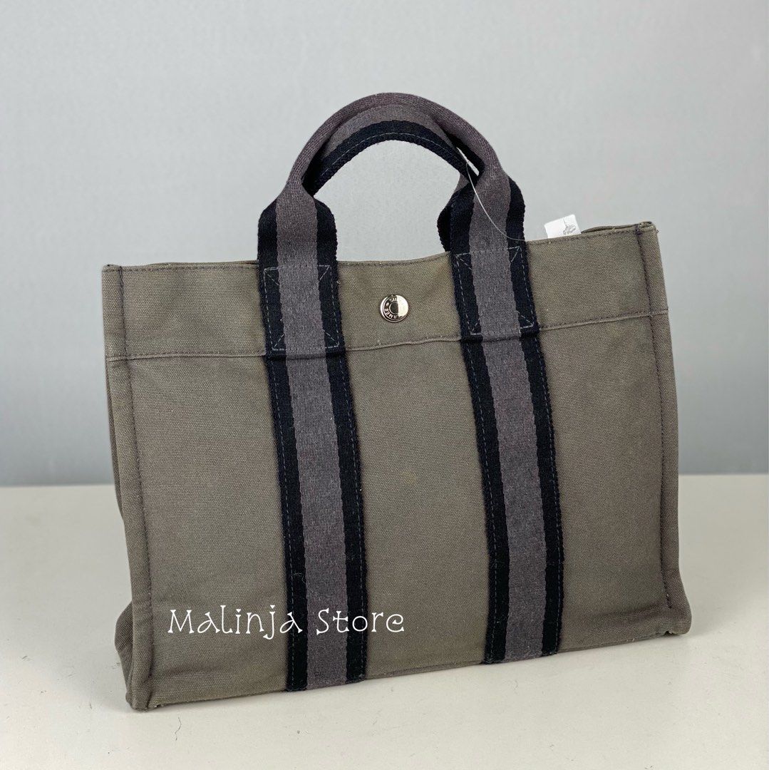 Hermes Canvas Tote Bag, Women's Fashion, Bags & Wallets, Tote Bags on  Carousell