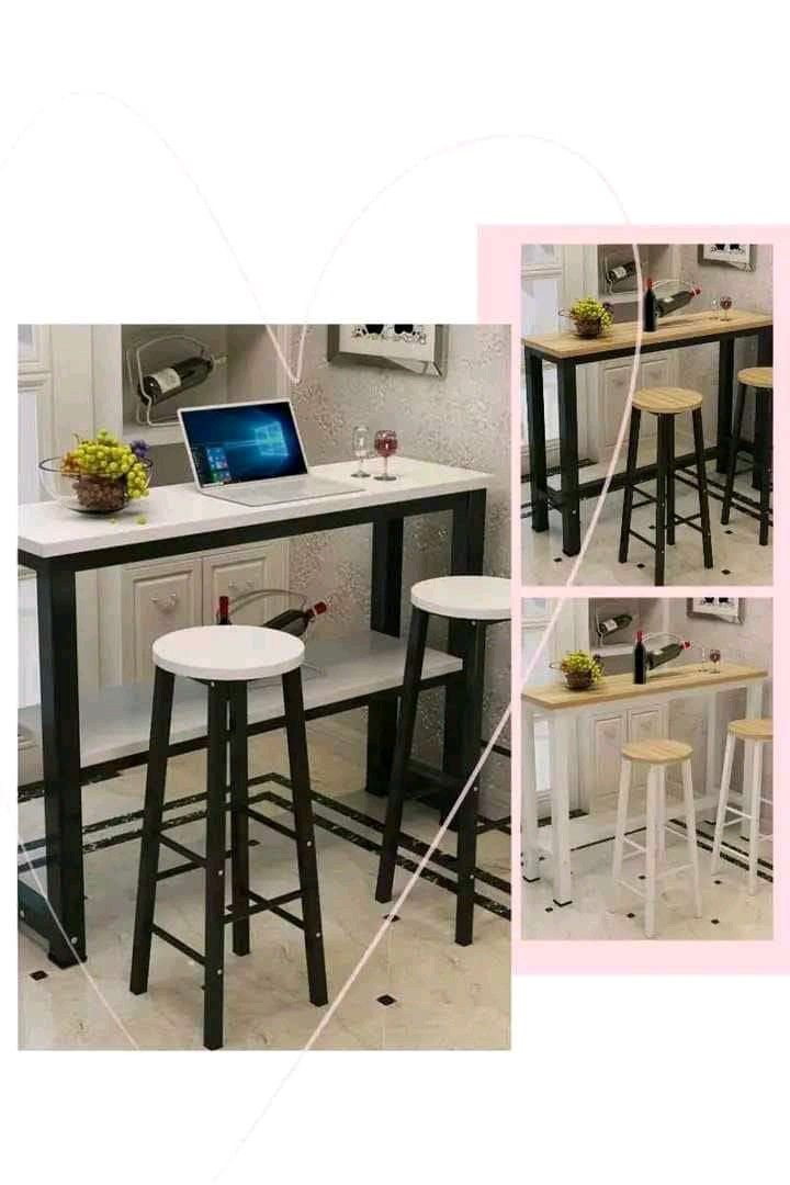 HIGH BAR TABLE AND CHAIR SET (Category: Tables & Sets) located in Manila. Submitted by bongsy999mall (Listing ID 1253337176, Image 2). Description: HIGH BAR TABLE AND CHAIR SET✨ ₱2599 ONLY COLOR:WALLNUT,WHITE,MAPLE SIZE:120*40*100cm CASH ON DELIVERY OR GCASH PAYMENT WITHIN METRO MANILA VIA LALAMOVE🚙.