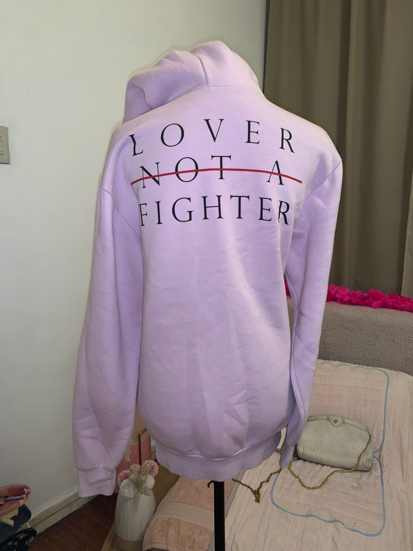 Lover not a 2025 fighter hoodie h&m