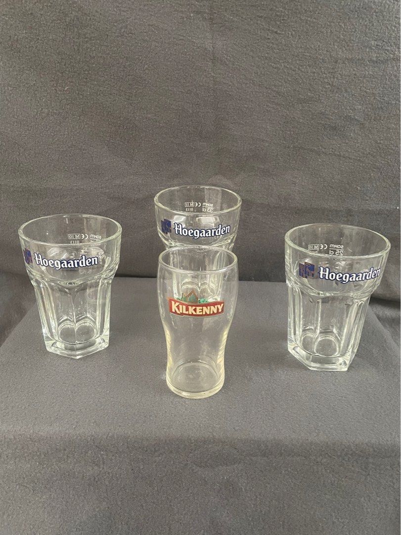 Hoegarden Beer Glasses (free Kilkenny ), Hobbies & Toys, Collectibles