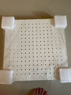 IKEA Skadis hole storage table 