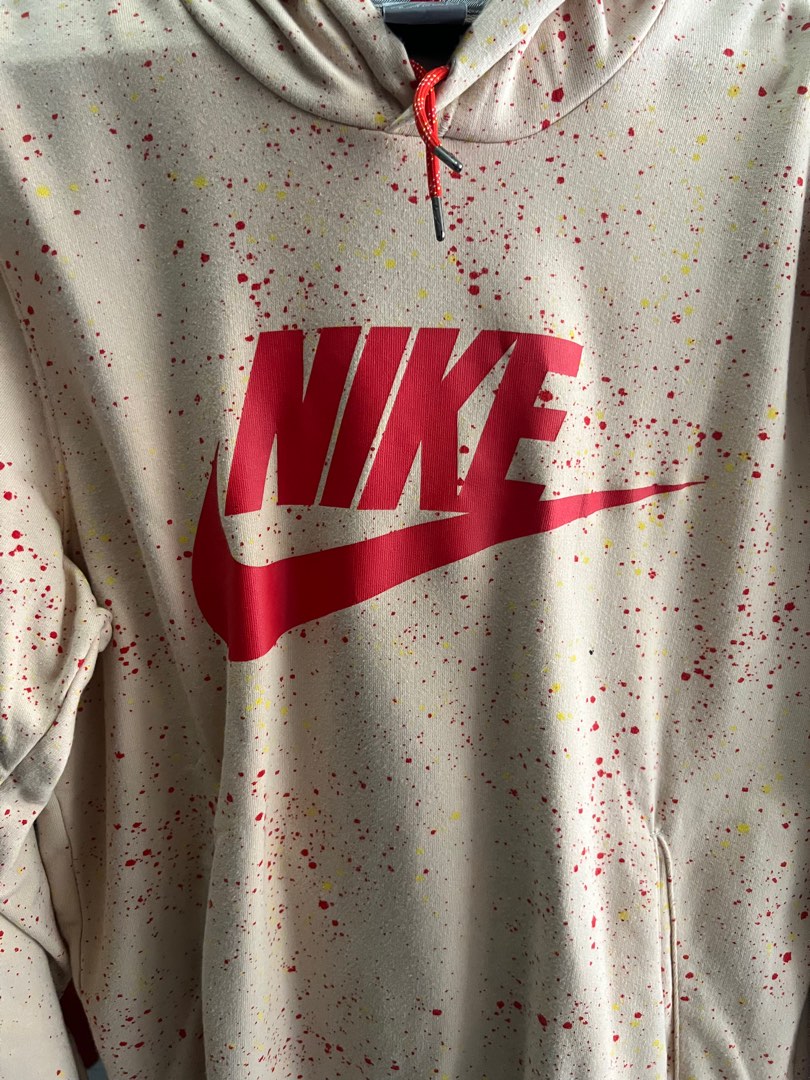 Nike splatter store hoodie