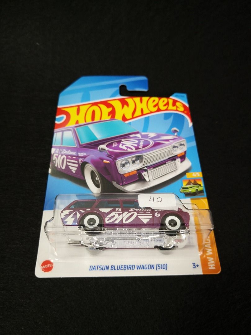 Hot Wheels Datsun Bluebird Wagon 510 Purple 2023 Hobbies Toys