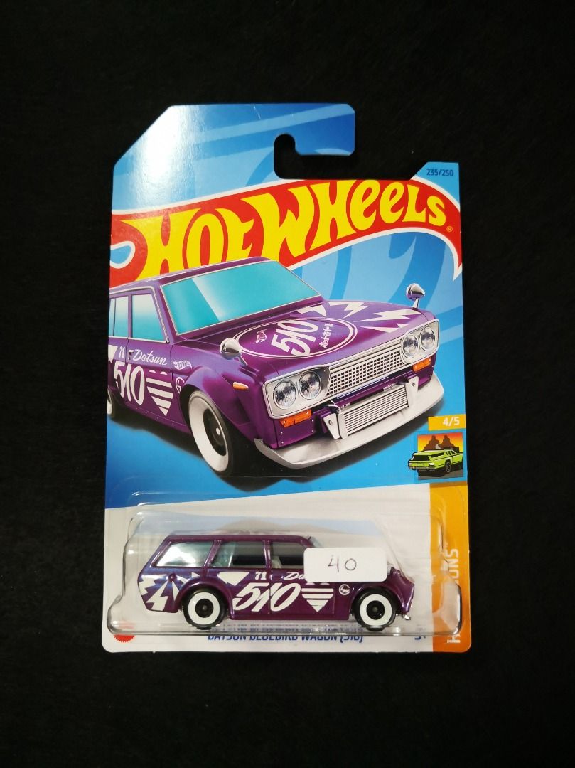 Hot Wheels Datsun Blue Bird 510 Vehicle - レールトイ