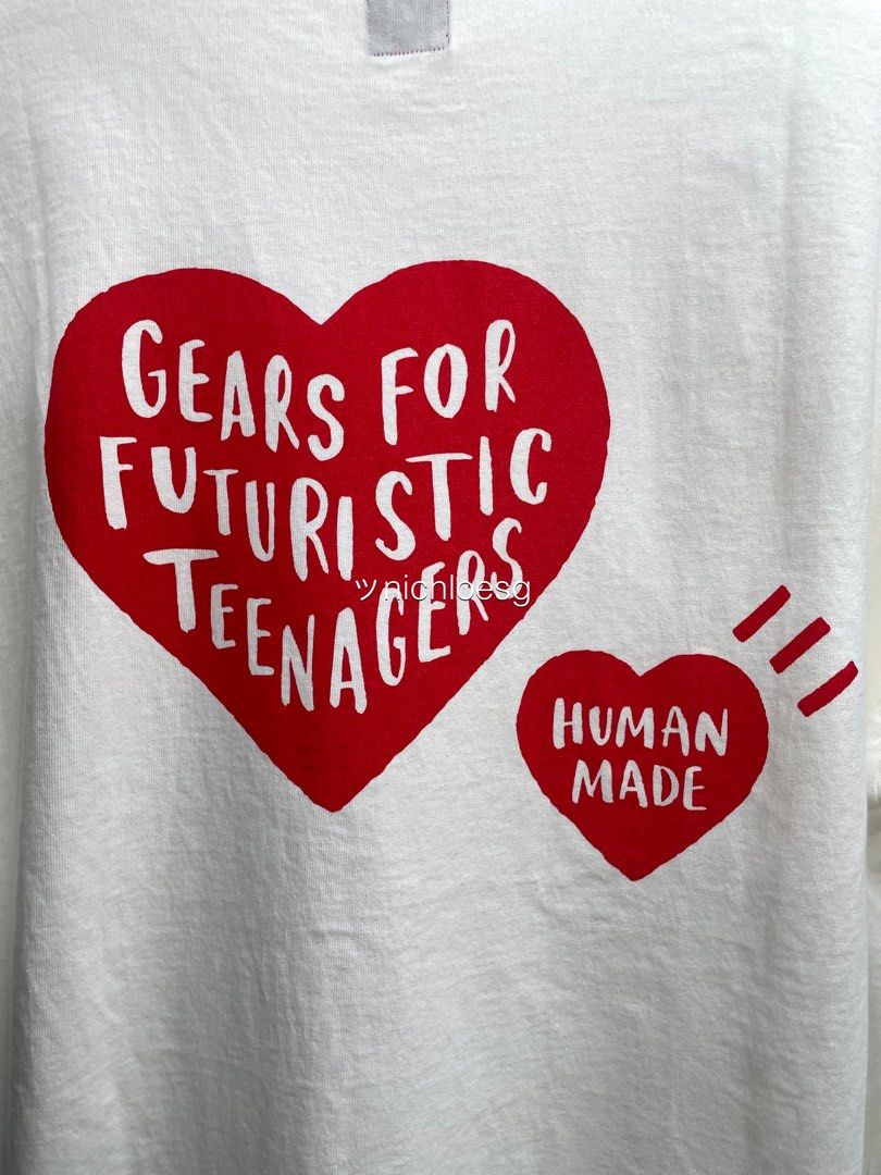 Human Made Heart Logo Tee #2210, Men's Fashion, Tops & Sets, Tshirts & Polo  Shirts on Carousell