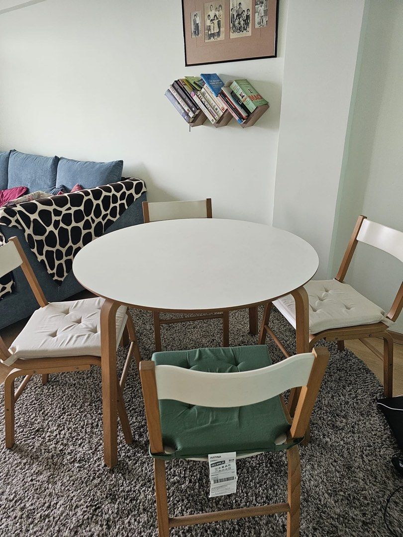 IKEA Dining Table And Chairs, Furniture & Home Living, Furniture