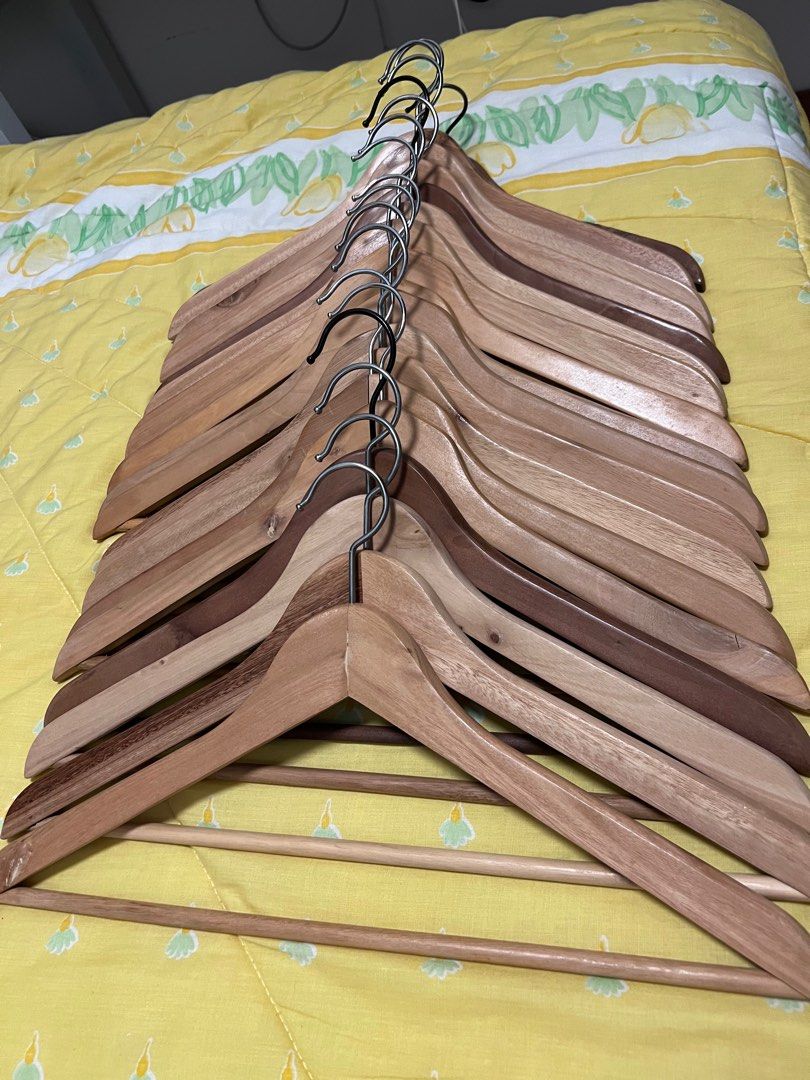 IKEA wooden hangers, Furniture & Home Living, Home Improvement