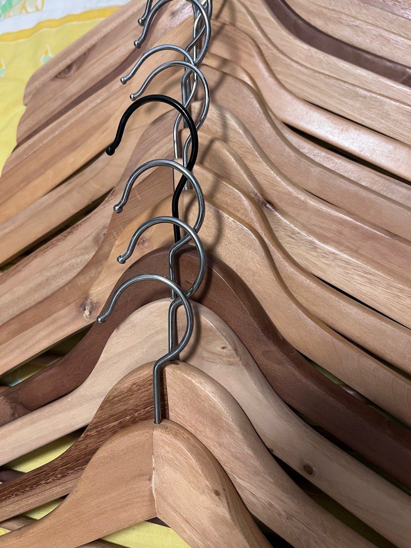 IKEA wooden hangers, Furniture & Home Living, Home Improvement