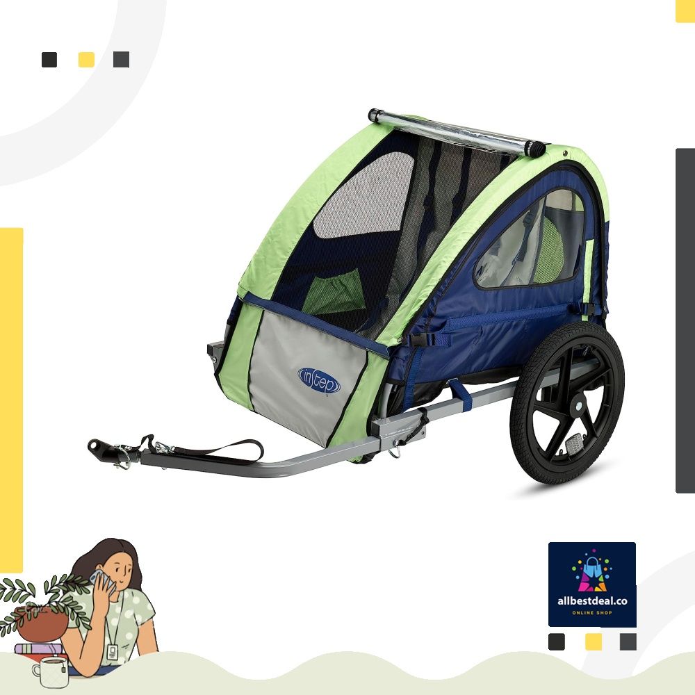 Instep double seat bike trailer 2025