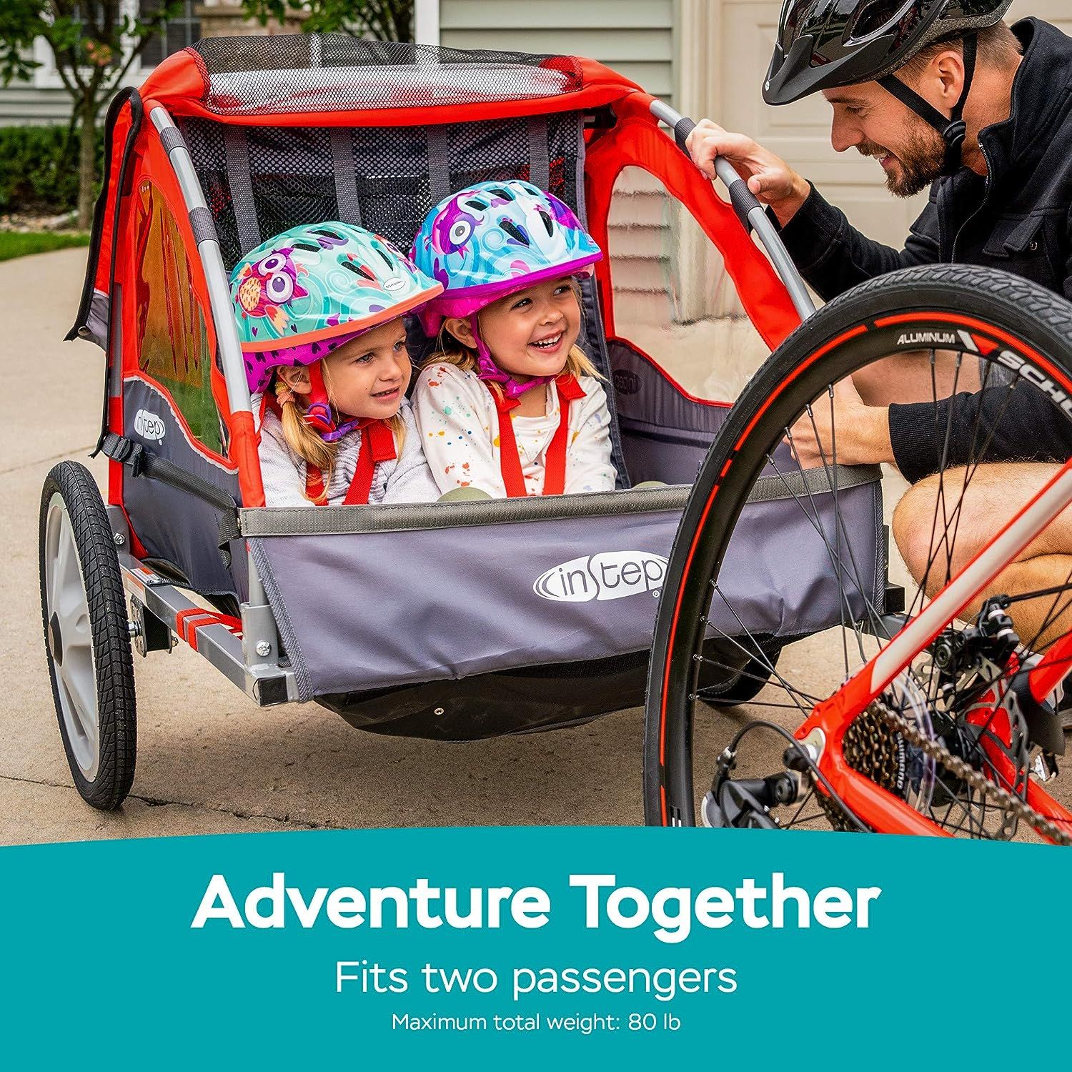 Instep 2 child bike trailer store