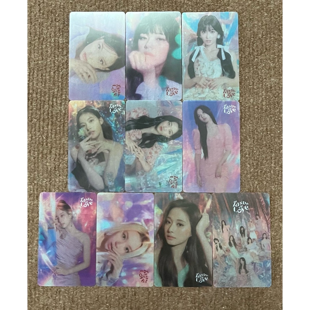 Instock Twice Taste Of Love Synnara Pob Photocards Twice Tol Synnara Nayeon Jeongyeon Momo Sana 