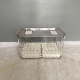 Japan Kitchen Ref Baskets with Removable Drain Tray