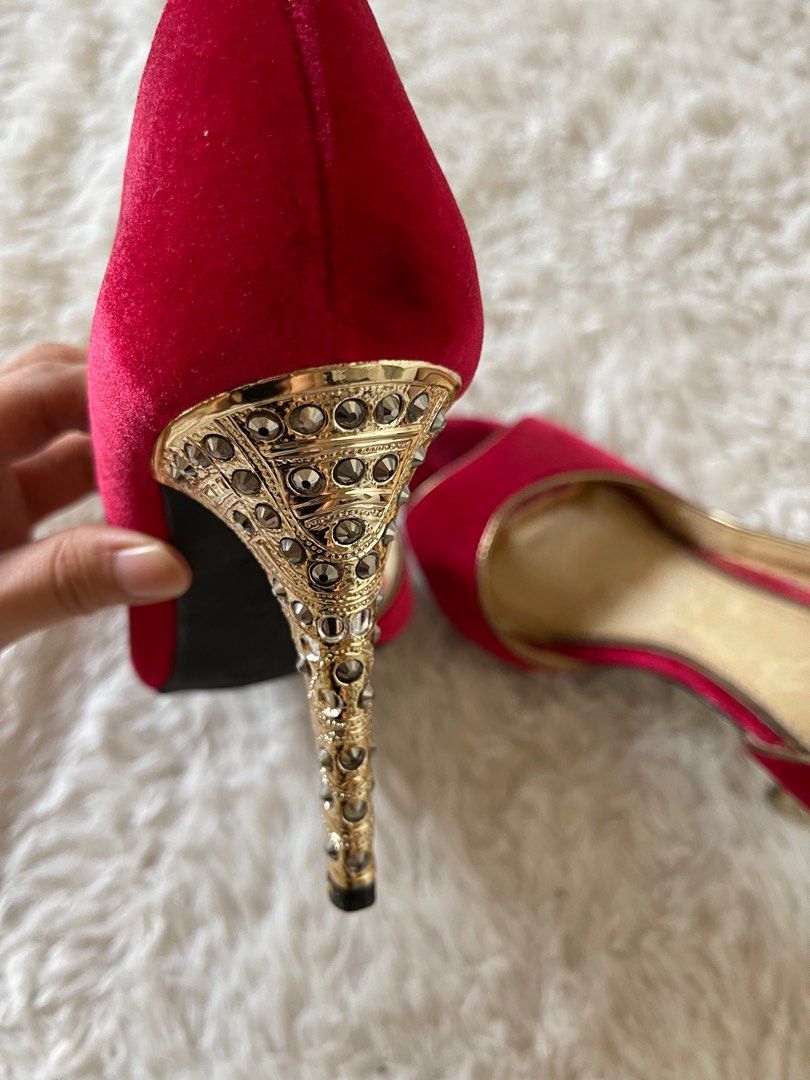 jessica simpson red high heels