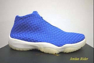 NIKE Air Jordan Future “Hyper Royal” 喬丹 未來 編織鞋 藍色 白底 11代 鞋底