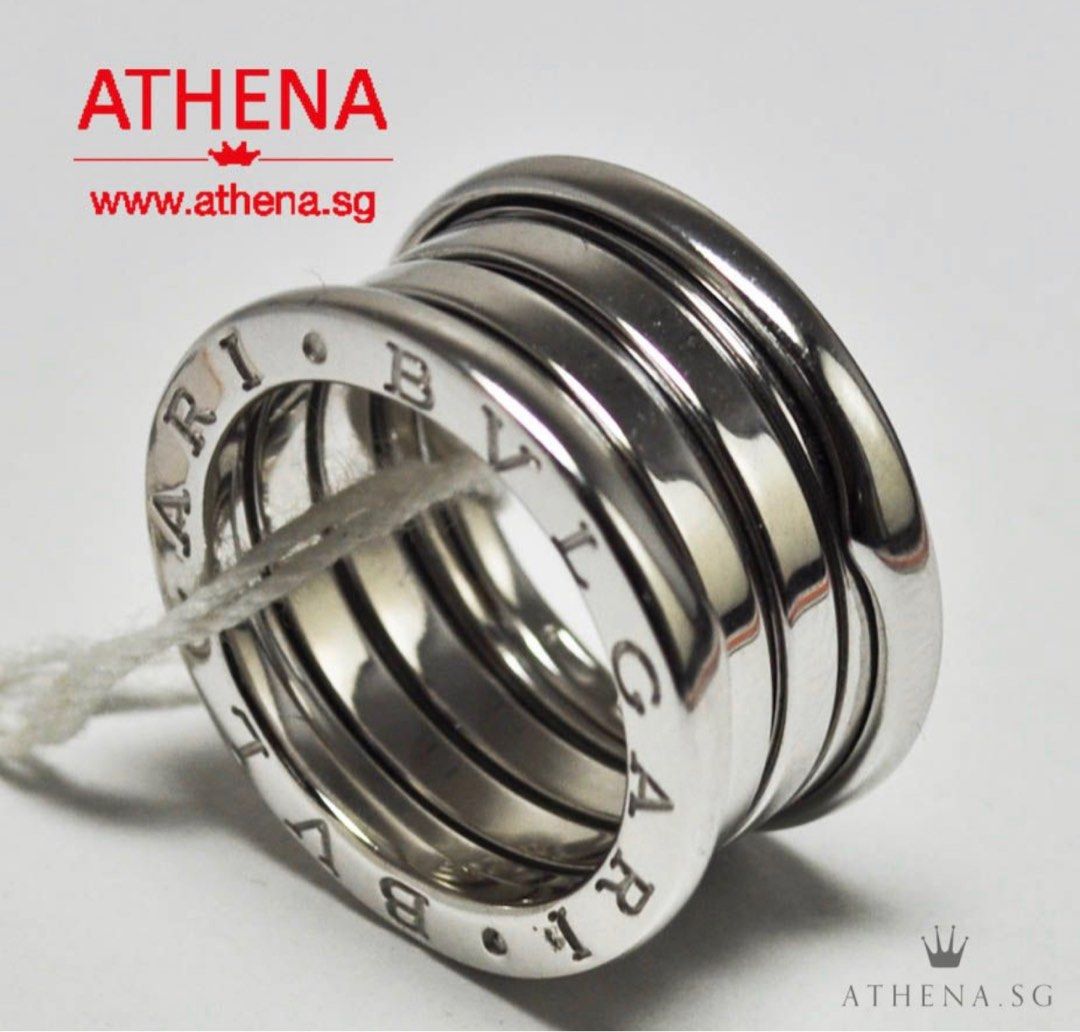 Bvlgari stainless top steel ring