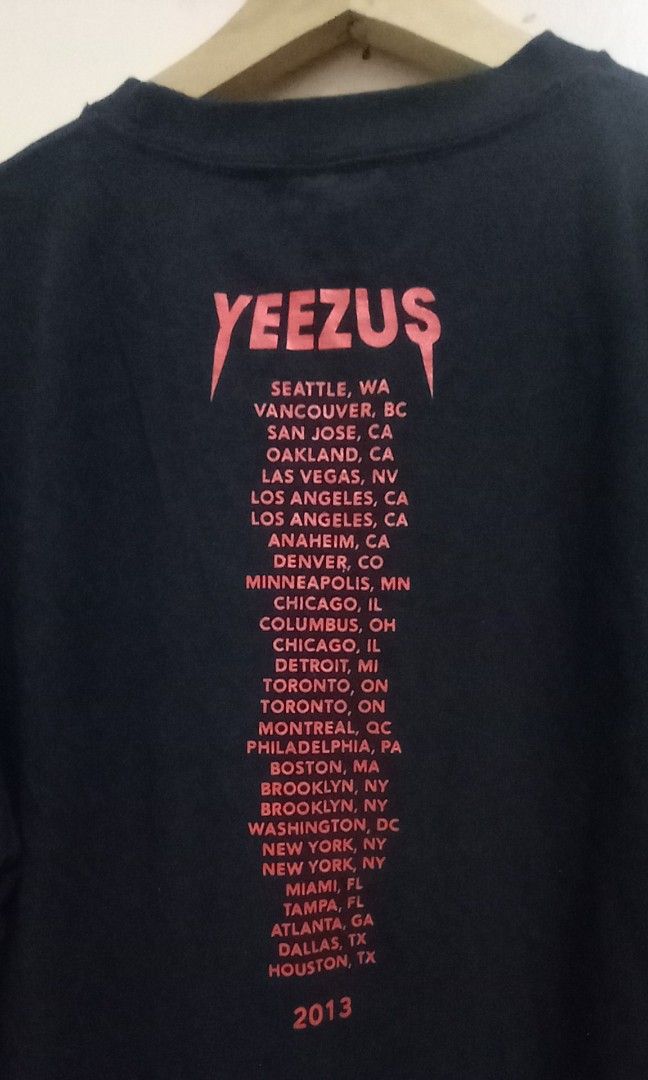 KANYE WEST YEEZUS TOUR FLYING REAPER SHIRT Men s Fashion Tops