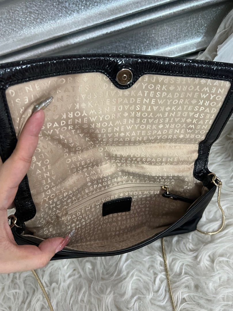 Kate spade bow new arrivals clutch