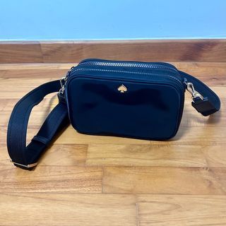 Kate Spade 15 Laptop Sleeve Messenger Bag Chelsea Black New $259