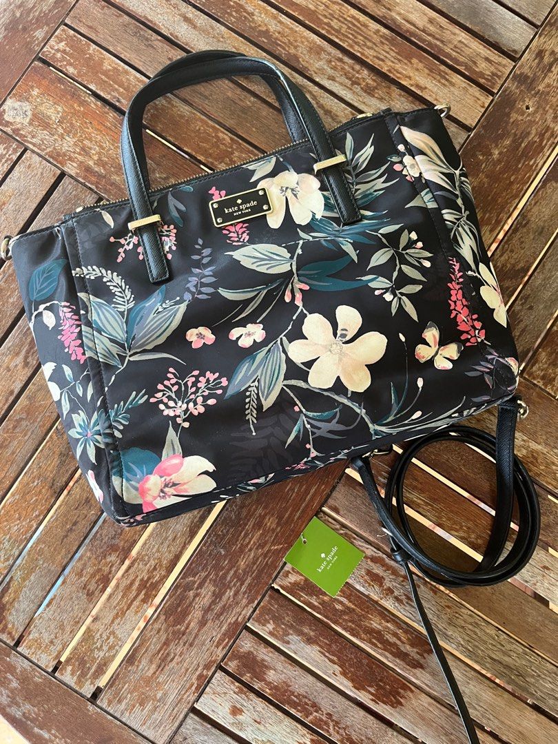 Kate spade wilson road botanical blackmulti Women s Fashion Bags