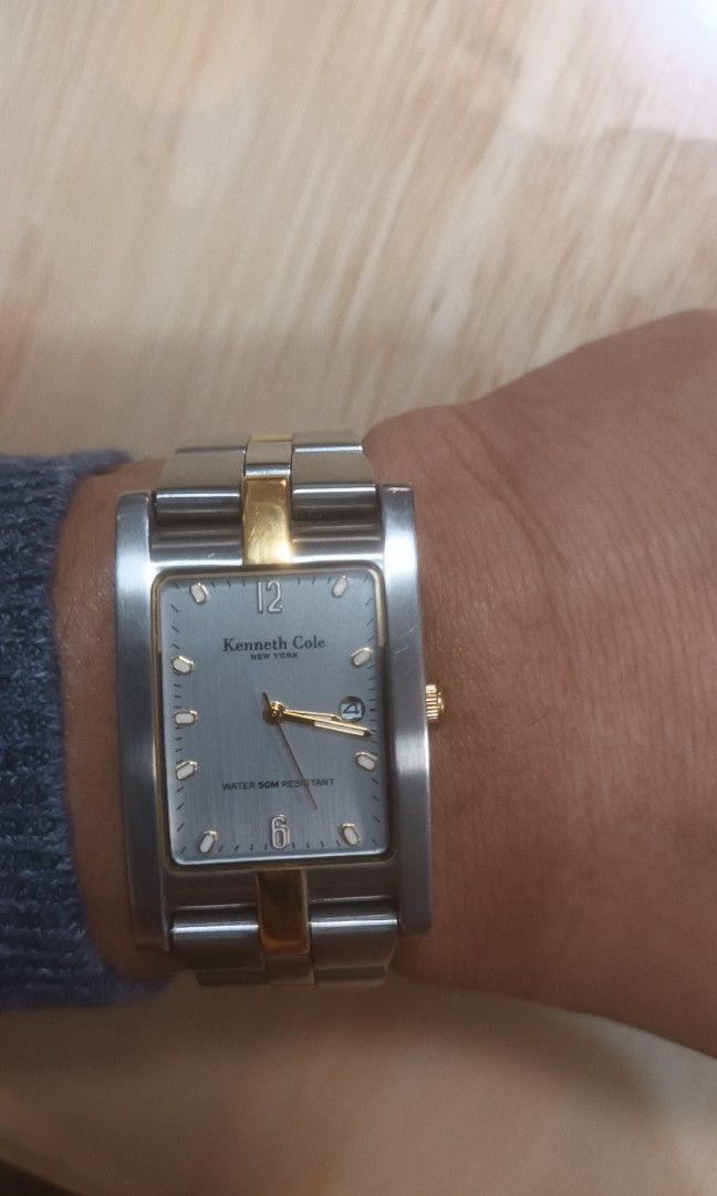 Kenneth cole tank outlet watch
