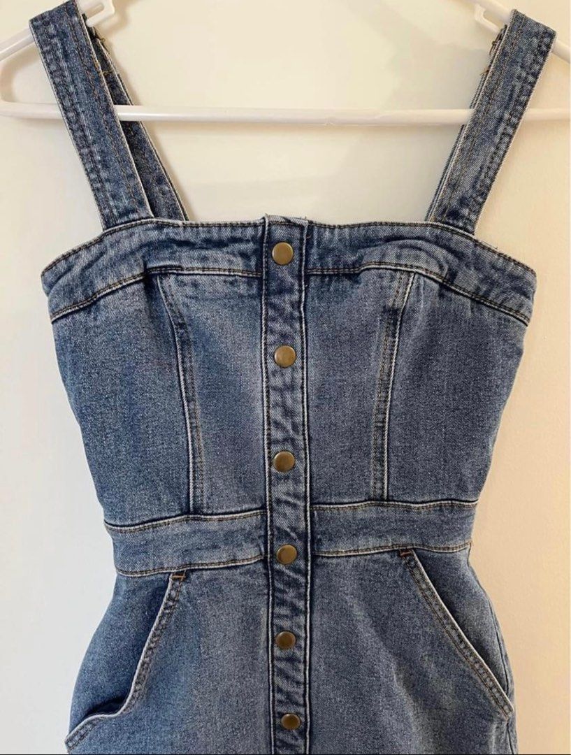 Kookai Mini Denim Dress Women s Fashion Clothes on Carousell