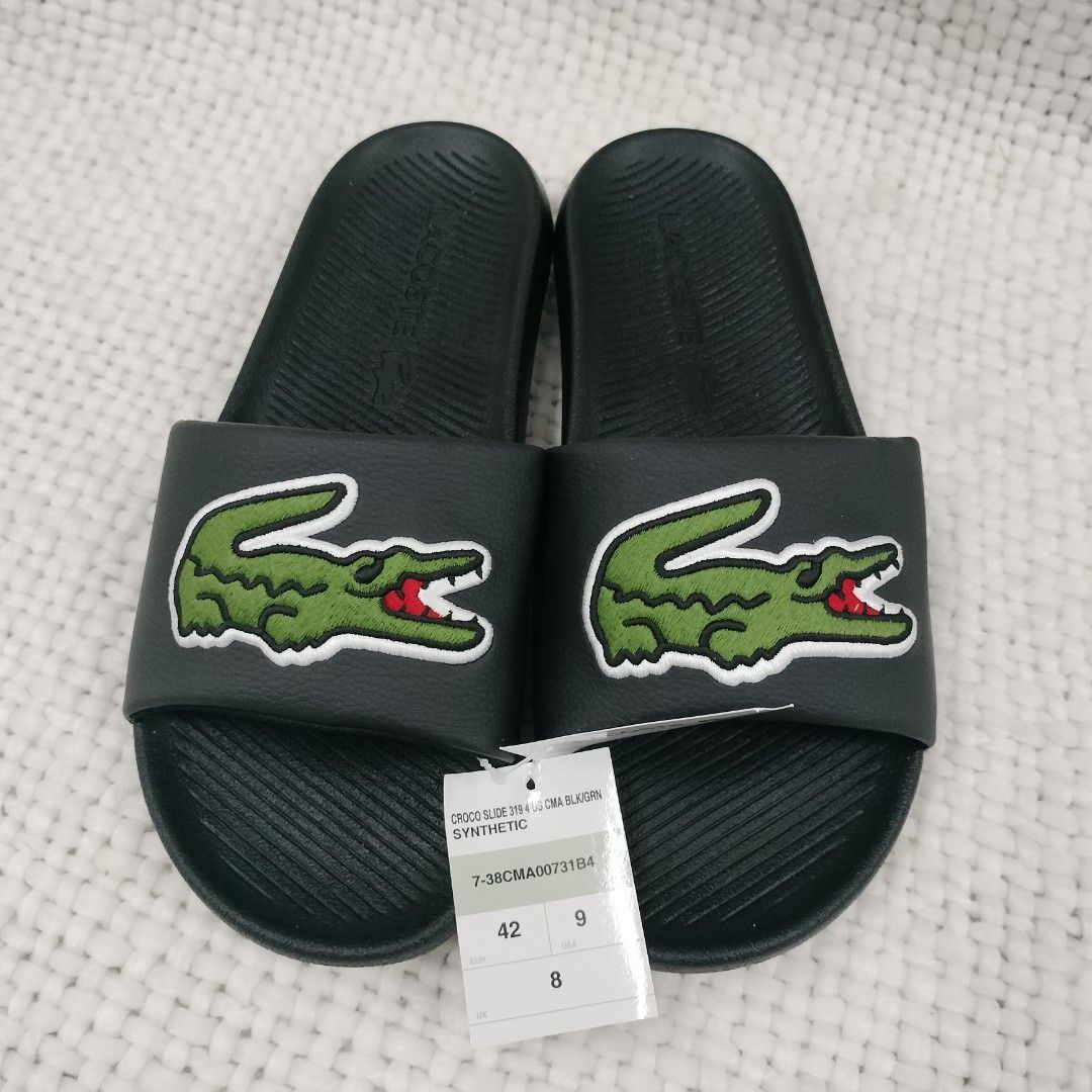 Lacoste croco slide best sale 319 4 us