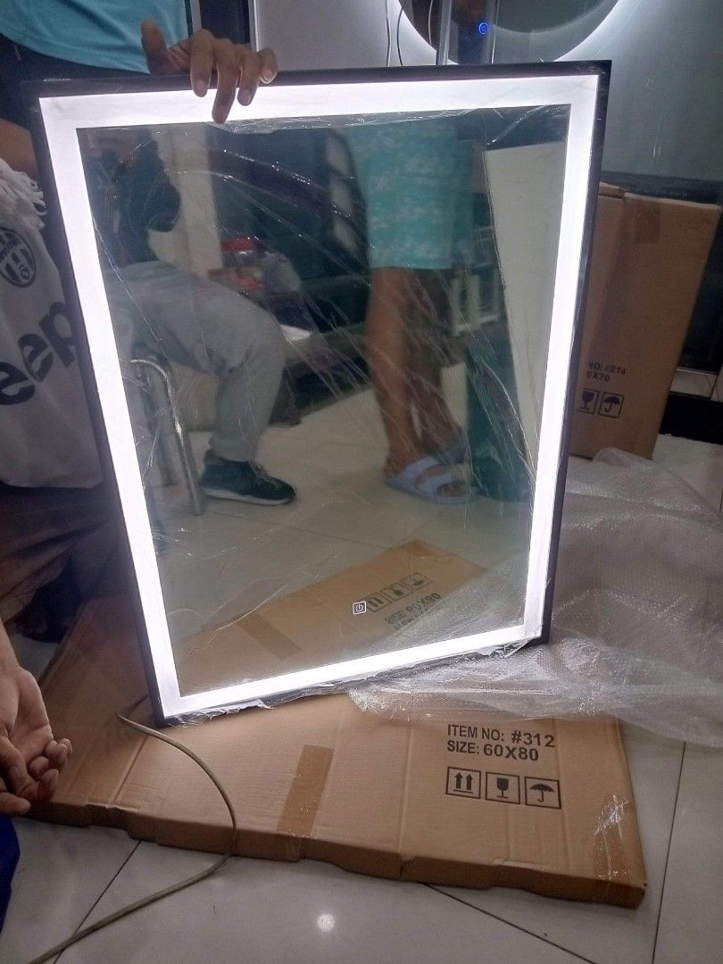 LED Mirror Cheaper than Home depots, Furniture & Home Living, Bathroom