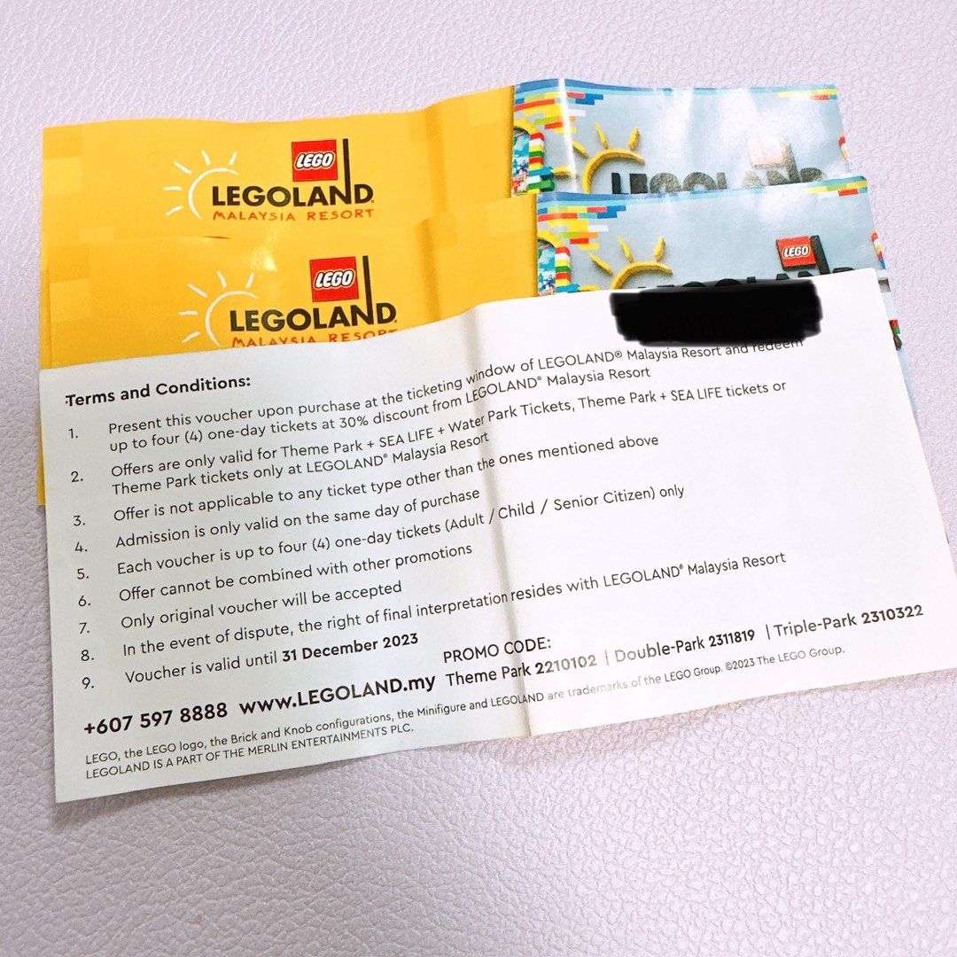 Legoland discount codes hotsell 2019
