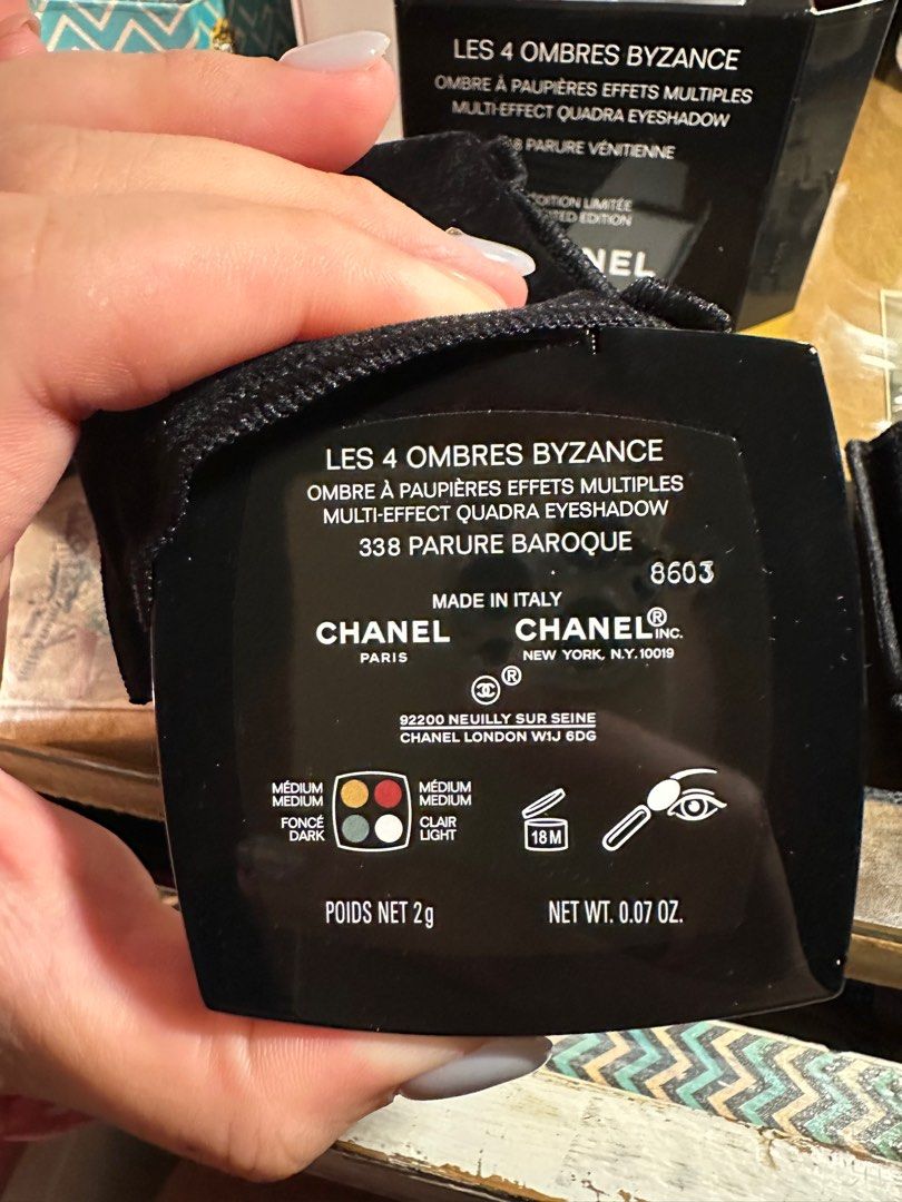 Chanel LES 4 OMBRES BYZANCE eyeshadow Limited - edition, Beauty & Personal  Care, Face, Makeup on Carousell