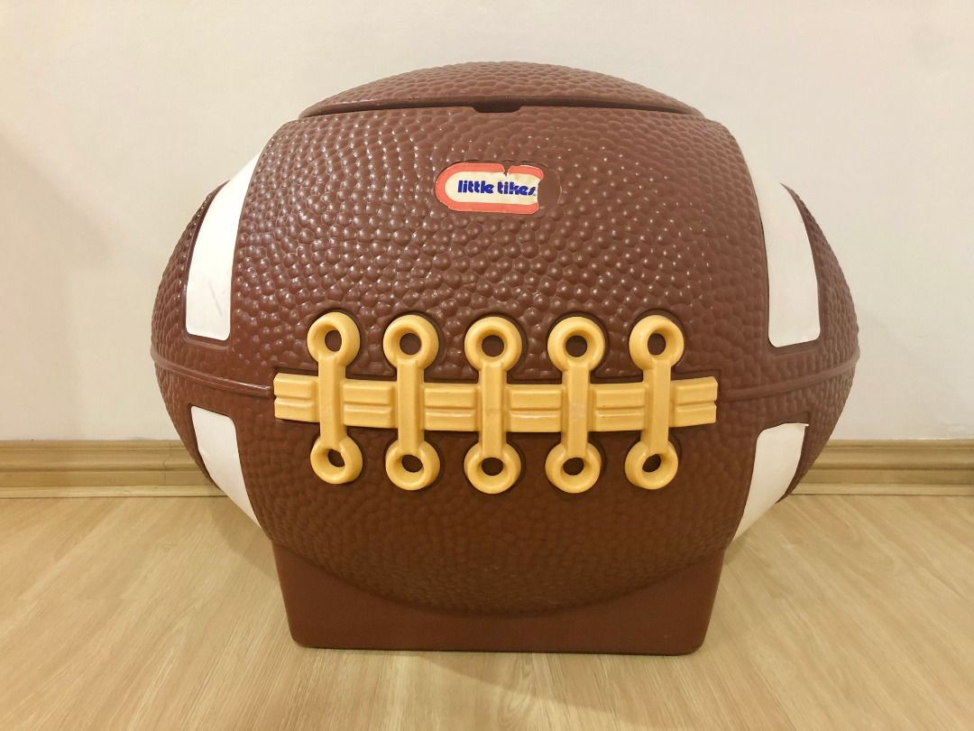 Vintage football toy shop box