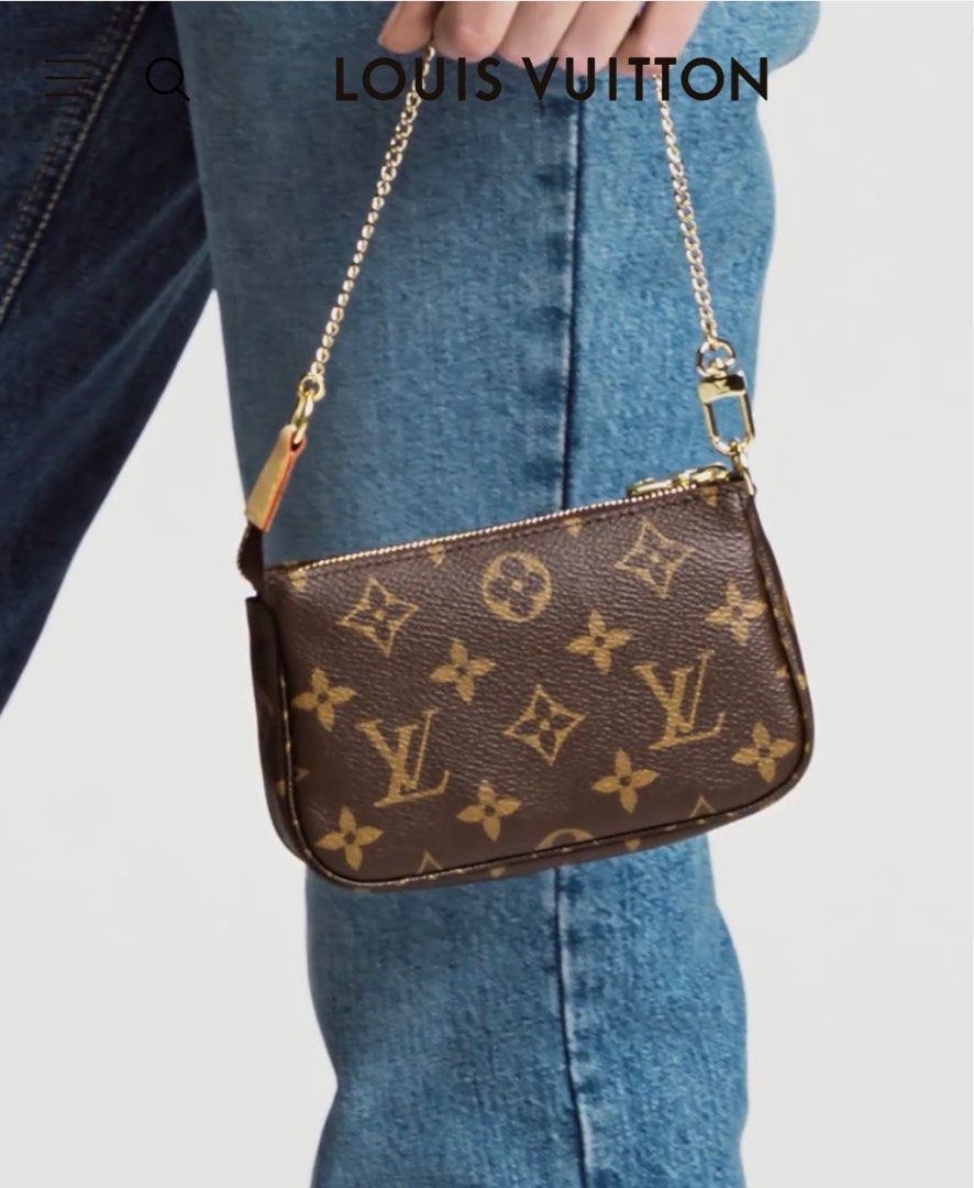 Louis Vuitton Mini Damier Azur Pochette Accessoires - Ann's