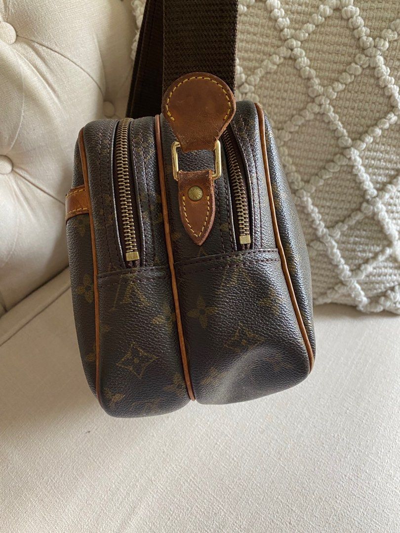 Louis Vuitton - Authenticated Reporter Handbag - Leather Brown For Woman, Good condition
