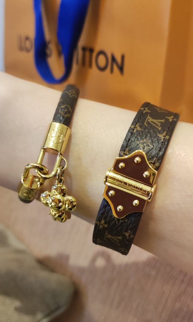 LV ICONIC Leather Bracelet, Women's Fashion, Jewelry & Organisers, Bracelets  on Carousell