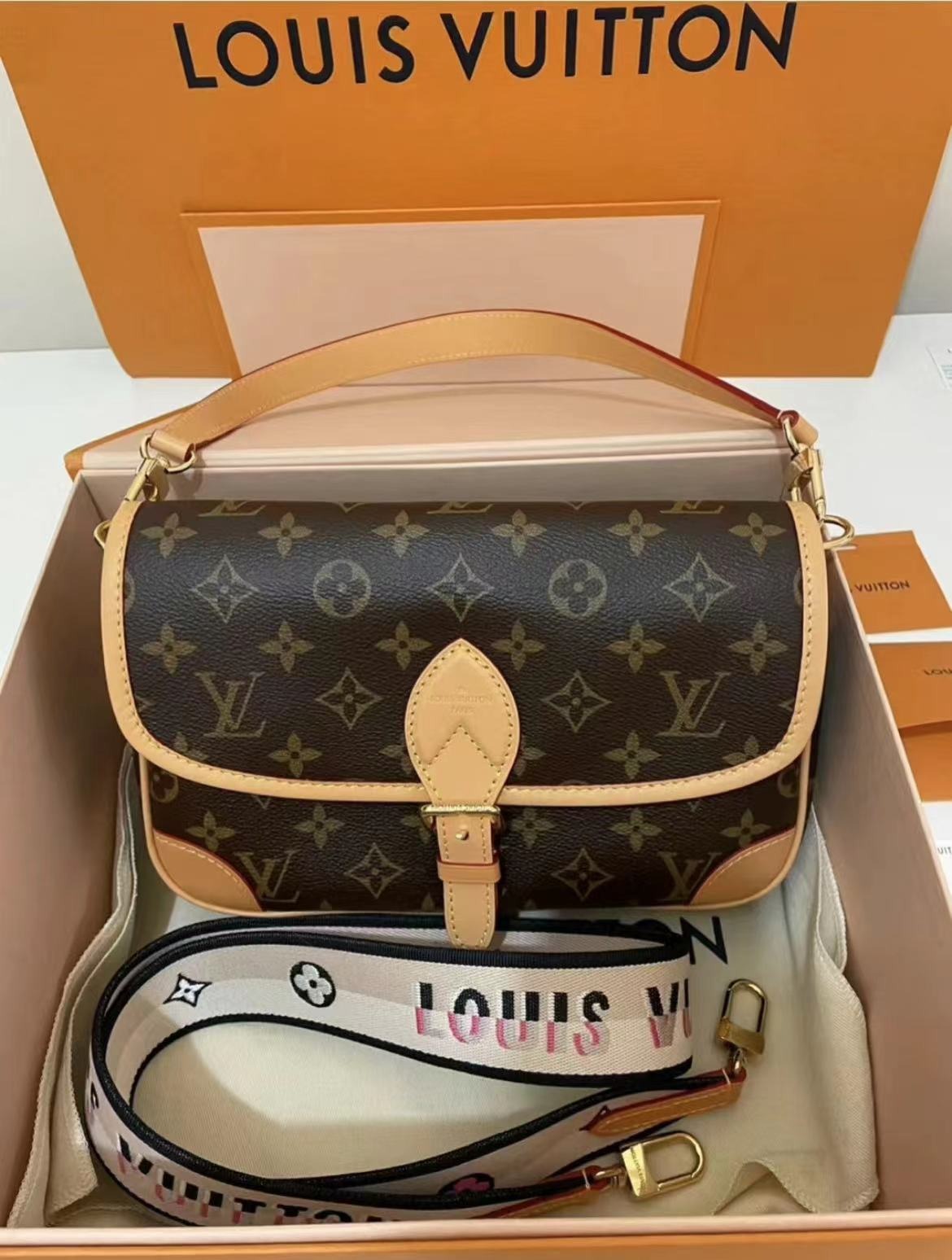 lv diane microchip bag, Luxury, Bags & Wallets on Carousell