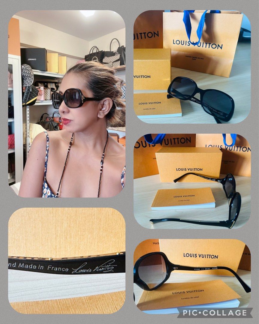 LOUIS VUITTON Box For Sunglasses Booklet Envelope Ribbon Designer
