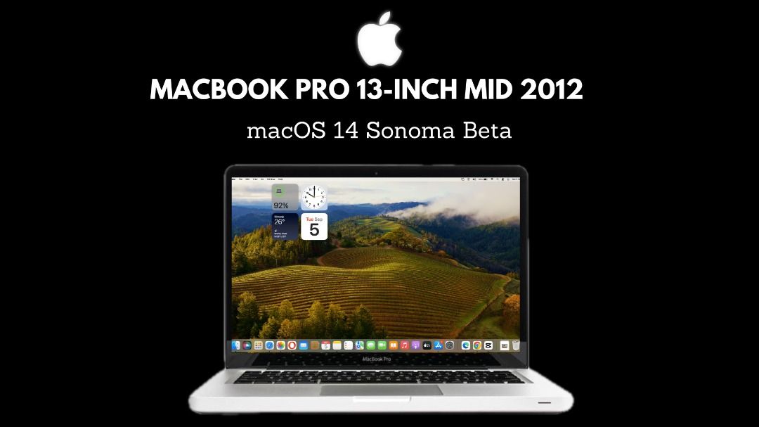 Macbook Pro 13in mid 2012 RAM 10GB SSD 128GB macOS Sonoma, Elektronik,  Komputer, Laptop di Carousell