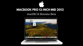 Macbook Pro 13in mid 2012 RAM 10GB SSD 128GB macOS Sonoma