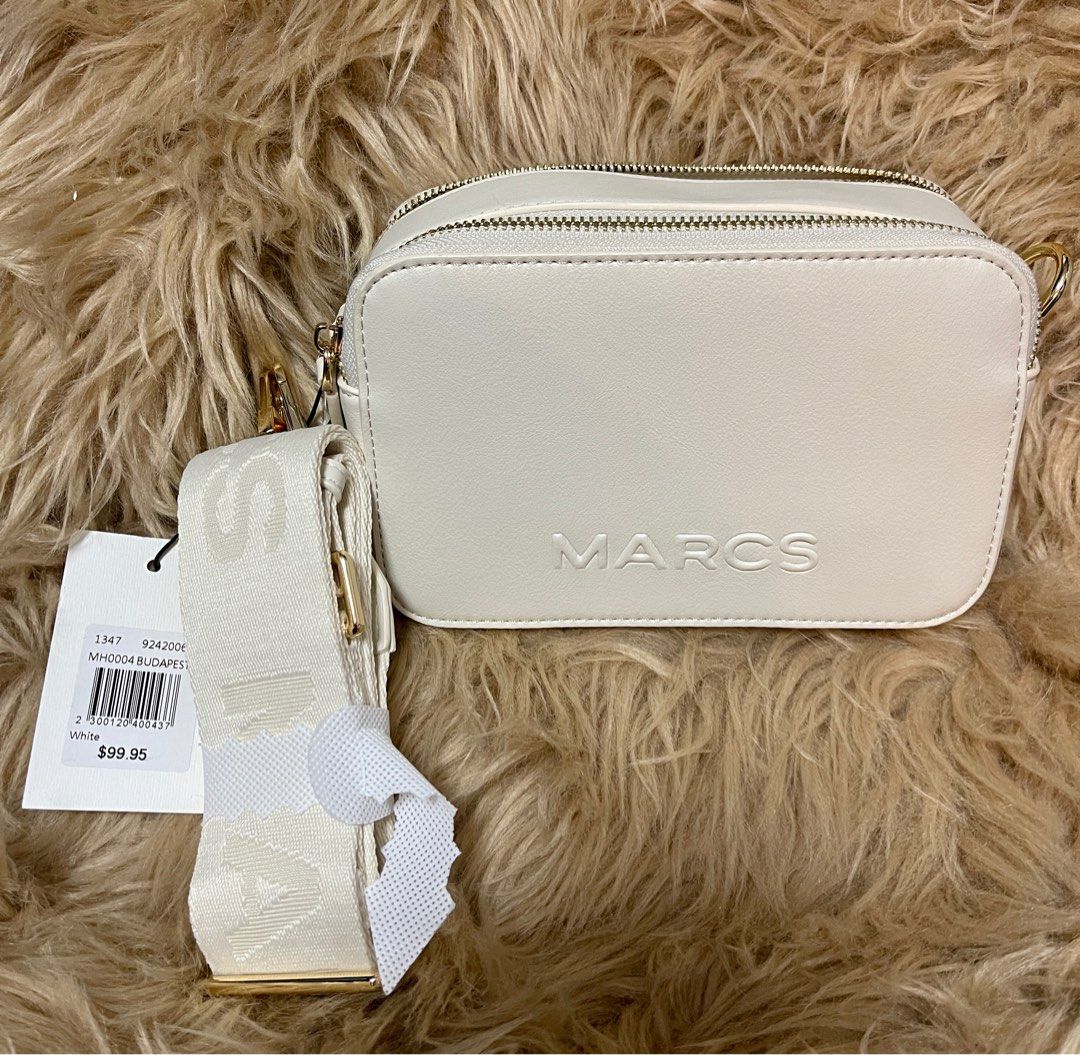 Marcs Budapest Camera Crossbody Bag In White, Women's Fashion, Bags