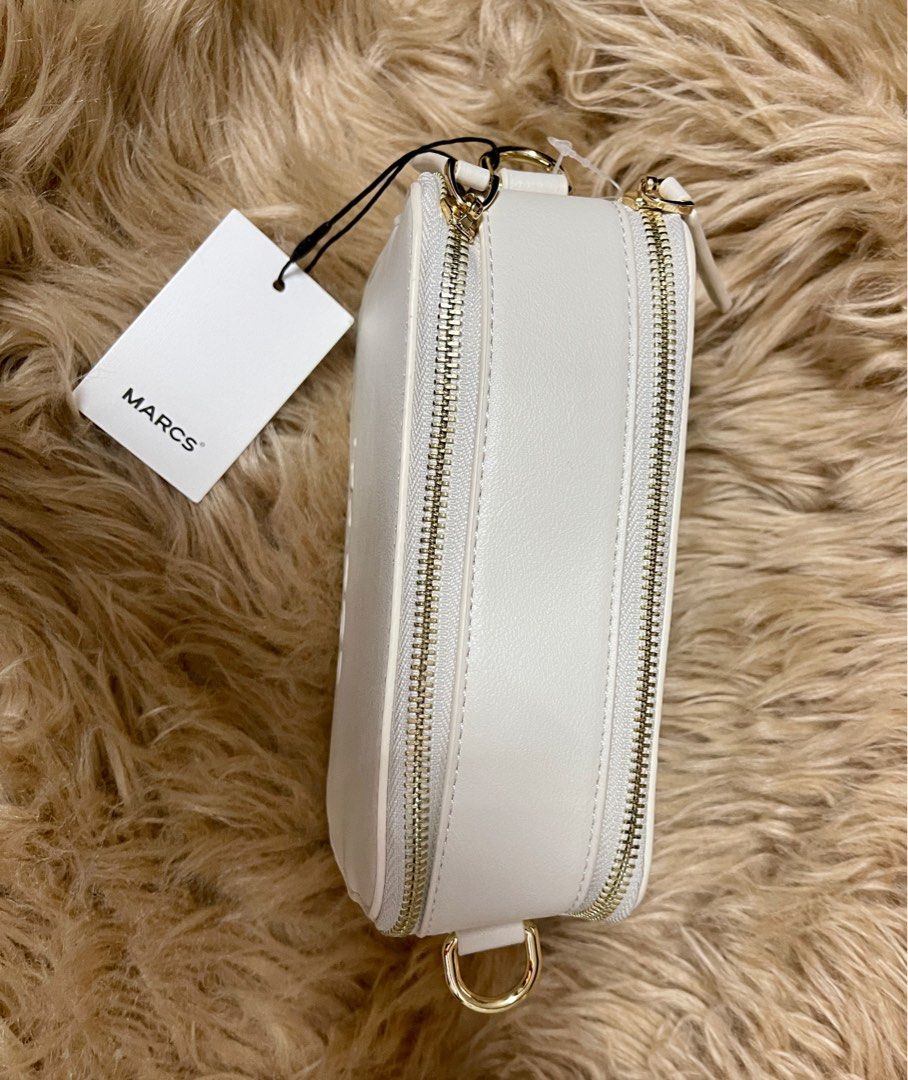 Marcs Budapest Camera Crossbody Bag In White, Women's Fashion, Bags