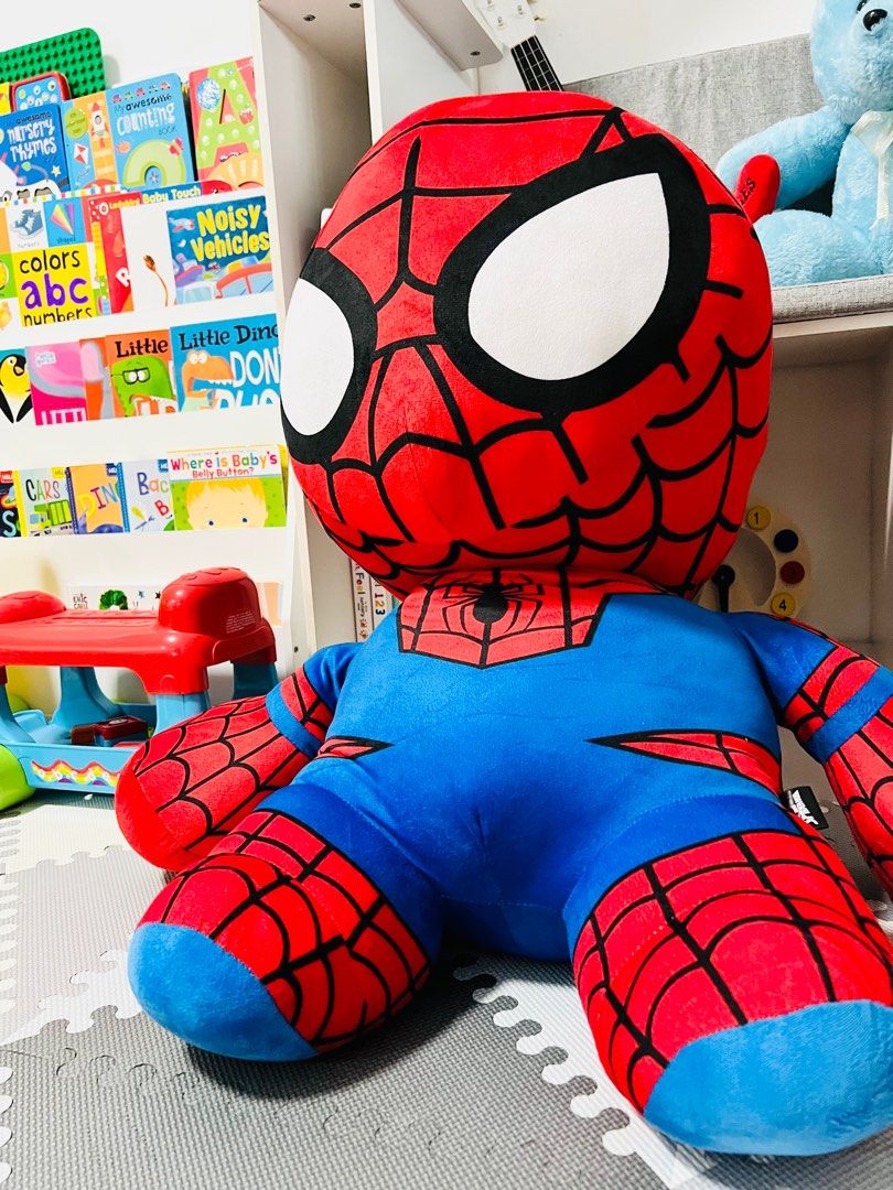 Marvel giant spiderman plush toy on carousell