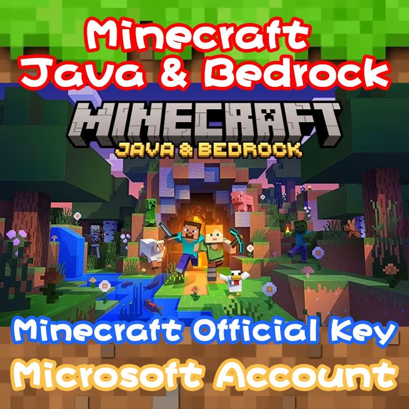 Minecraft Java & Bedrock - Key Para Minecraft Pc