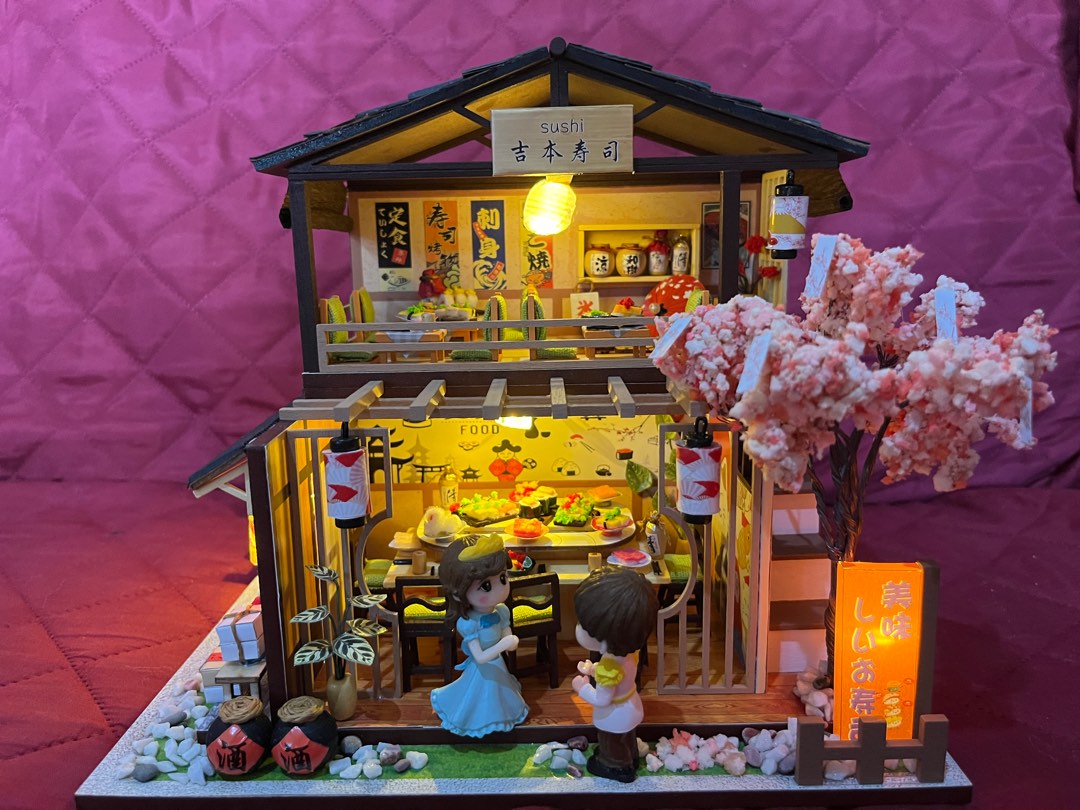 Miniature Japan sushi restaurant on Carousell